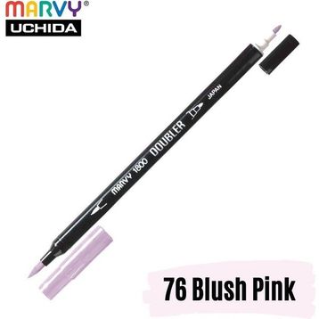 Marvy 1800-76 Blush Pembesi Çift Uçlu Brush Pen Fırça Kalem