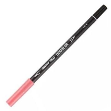 Marvy 1800-9 Pembe Çift Uçlu Brush Pen Fırça Kalem