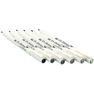 Marvy 4600 Gri 6'lı Brush Markör Kalem