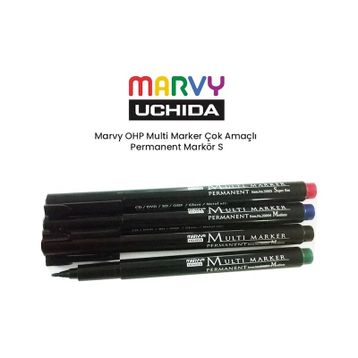 Marvy Ohp Multi S Marker Çok Amaçlı Permanent Markör