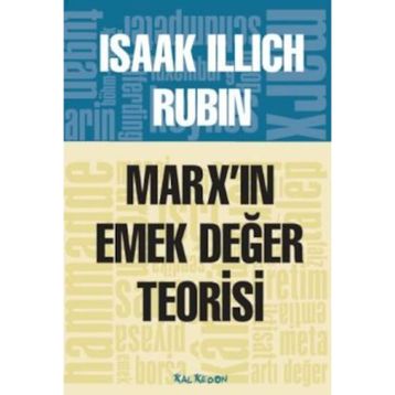 MARXIN EMEK DEĞER TEORISI - ISAAK ILLICH RUBIN