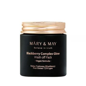 Mary & May Blackburry Complex Glow Wash off Pack Nemlendirici ve Aydınlatıcı 125 gr Cilt Bakım Maskesi