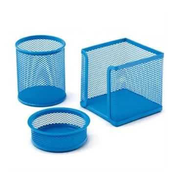 Mas 0505 Perfore Bebe Mavi Masaüstü 3'lü Set