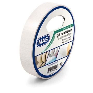 Mas 2613 25 mm x 25 m Çift Taraflı Bant