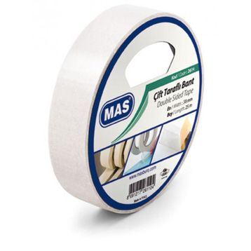 Mas 2614 38 mm x 25 m Çift Taraflı Bant