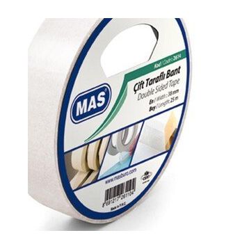 Mas 2614 38 mmx25 m Çift Taraflı Bant