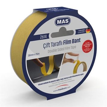 Mas 2614 38 mmx25 m Çift Taraflı Bant