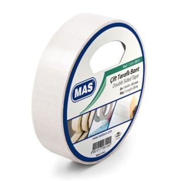 Mas 2615 45 mm x 25 mt Çift Taraflı Bant