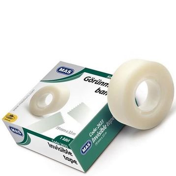 Mas 2633 19 mm x 33 m Görünmez Bant