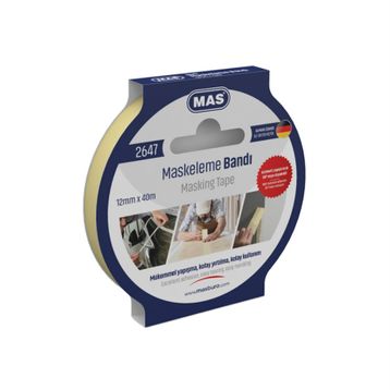 Mas 2647 12 mm 40 mt Maskeleme Bandı