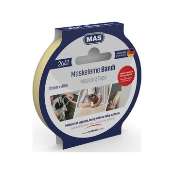 Mas 2647 12 mm 40 mt Maskeleme Bandı