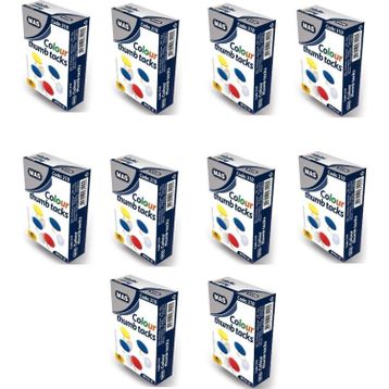 Mas 310 Renkli 10 Adet Pvc Kaplı Raptiye
