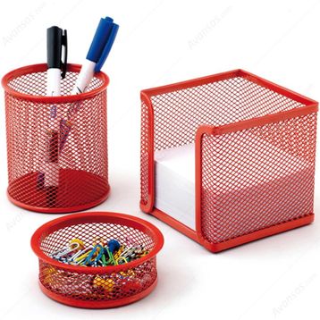 Mas 505 3'lü Kırmızı Masaüstü Set