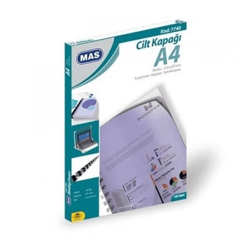 Mas 7740 A4 Kırmızı Cilt Kapağı
