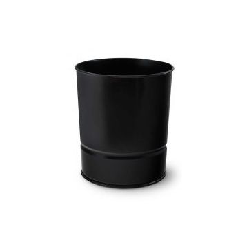Mas Metal 10 lt Siyah Çöp Kovası
