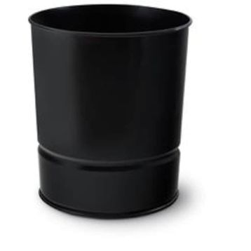 Mas Metal 10 lt Siyah Çöp Kovası