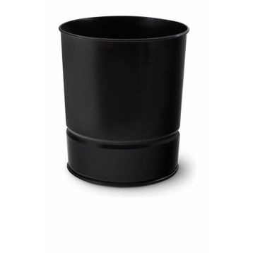 Mas Metal 10 lt Siyah Çöp Kovası