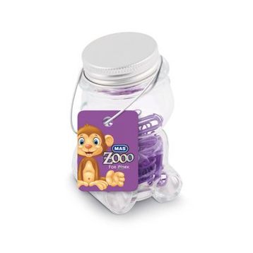 Mas Zoo Mor Cam Kavanozda Ataş