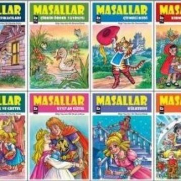 Masallar 8 Kitap Necla Ülkü Kuglin
