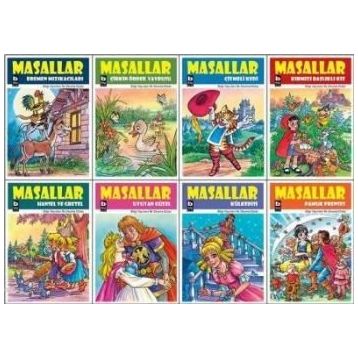 Masallar 8 Kitap Necla Ülkü Kuglin