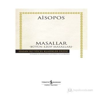 MASALLAR - BÜTÜN EZOP MASALLARI (CILTLI) - AISOPOS