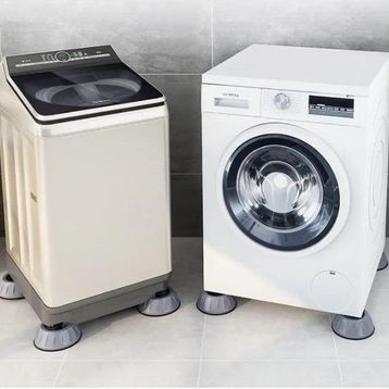 Mashotrend 4'lü Gürültü Engelleyici ve Kaymaz Titreşim Önleyici Kauçuk Ayak Pedleri Çamaşır Makinesi Stoper Set
