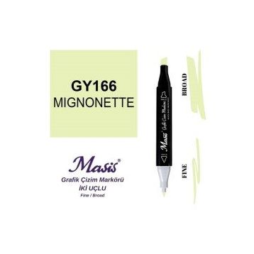 Masis 166 Muhabbet Çiçeği Çift Uçlu Marker Grafik Çizim Kalemi