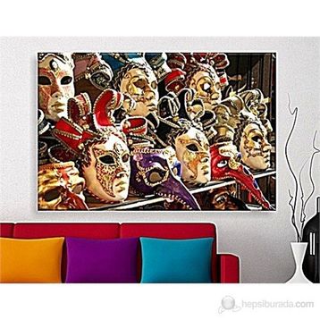 Maskeler Kanvas Tablo