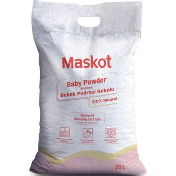 Maskot Bebek Pudrası Kokulu 20 lt Kedi Kumu