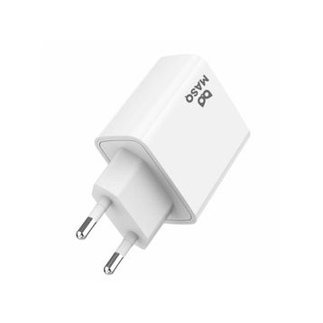 Masq 20W Dual Port Type-C+USB-A Adaptörü
