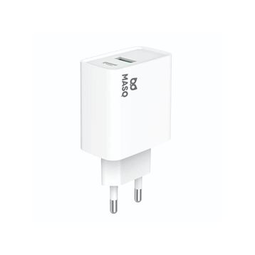 Masq 20W Dual Port Type-C+USB-A Adaptörü