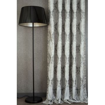 Massarelli Gri Pilesiz Fon Perde