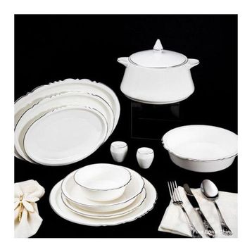 Massimo Rumi Platin 60 Parça Yemek Takımı
