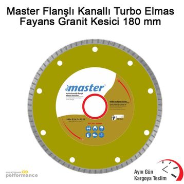 Master 180 mm Turbo Elmas Kesici