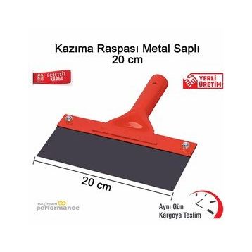 Master 20 cm Metal Saplı Kazıma Raspası