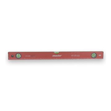Master 60 cm Kırmızı Gövde Mastarlı Su Terazisi