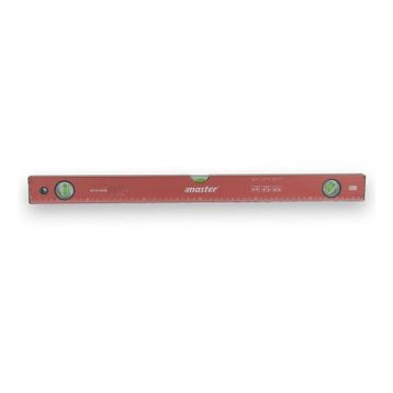 Master 60 cm Kırmızı Gövde Mastarlı Su Terazisi