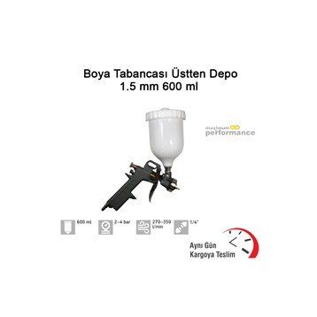 Master Boya Üstten Depo 1.5 mm 600 ml Tabancası