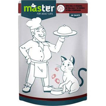 Master Dana Etli Pouch Jöleli 80 gr Kedi Maması