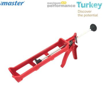 Master Kırmızı Plastik Silikon Tabancası