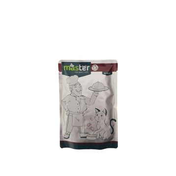 Master Pouch Jöle İçinde Dana Etli 80 gr Yetişkin Kedi Konservesi