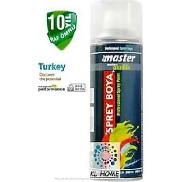 Master Ral 9005 Mat Siyah Sprey Boya