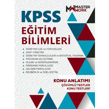 Master Work KPSS Eğitim Bilimleri Konu Anlatımı