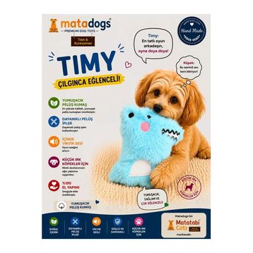 Mata Dogs Timy Peluş Sesli Köpek Oyuncağı