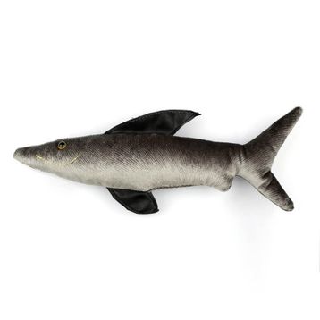 Matatabi Cats 28 cm Fiso Köpek Balığı Şeklinde Matatabili Çıngıraklı Peluş Kedi Oyuncağı