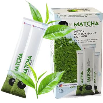 Matcha 20'li Çilekli Detox Çayı