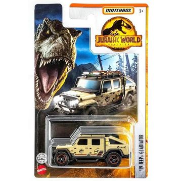 Matchbox FMW90 HBG96 19 Jeep Gladıator Jurassic World Tekli Araçlar