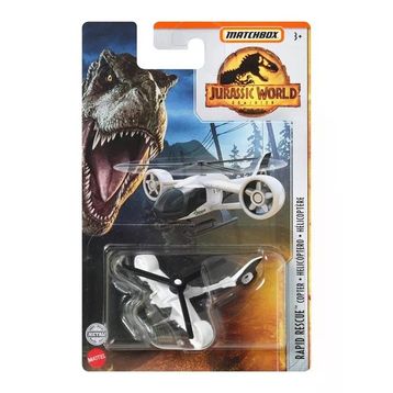 Matchbox FMW90 HBH04 Rapid Rescue Copter Jurassic World Tekli Araçlar