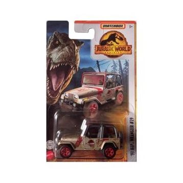 Matchbox FMW90 HBH07 93 Jeep Wrangler Jurassic World Tekli Araçlar