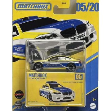Matchbox GBJ48 - JCL36 BMW M5 Police Koleksiyon Araç
